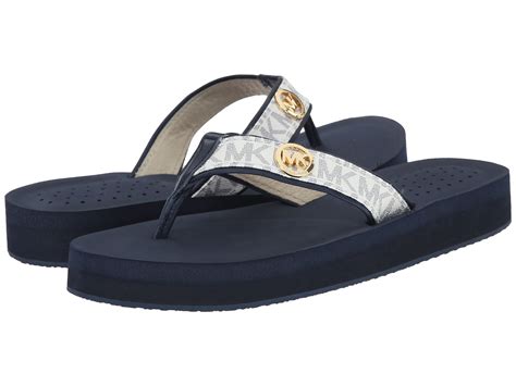 michael kors gage flip flops vanilla|Michael michael kors gage flip flop + FREE SHIPPING.